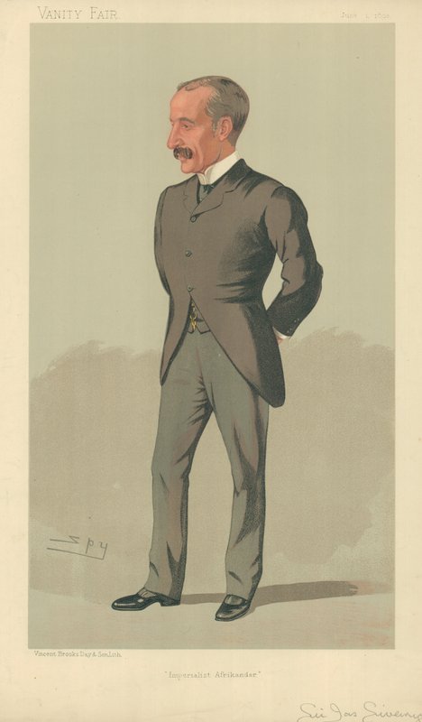 Sir James Sivewright, Imperialist Afrikander, 1 czerwca 1893, rysunek Vanity Fair autorstwa Leslie Matthew Ward