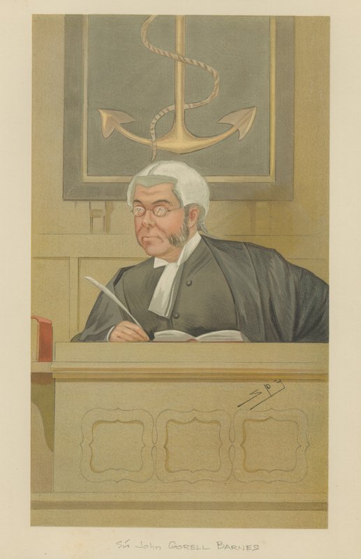 Sir John Gorell Barnes autorstwa Leslie Matthew Ward
