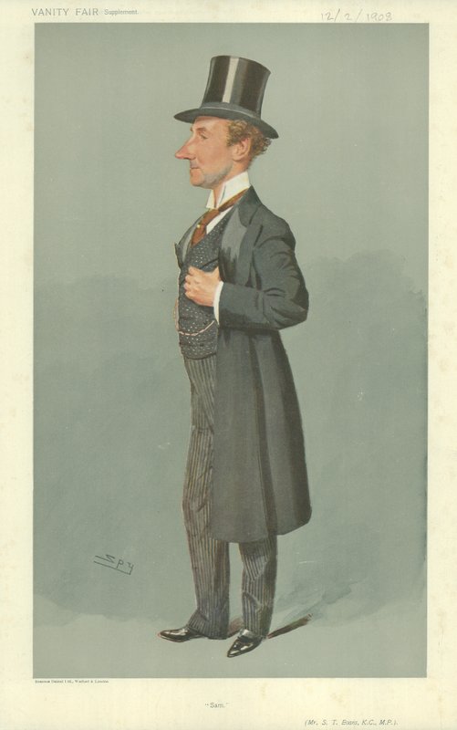 Sir Samuel Thomas Evans autorstwa Leslie Matthew Ward