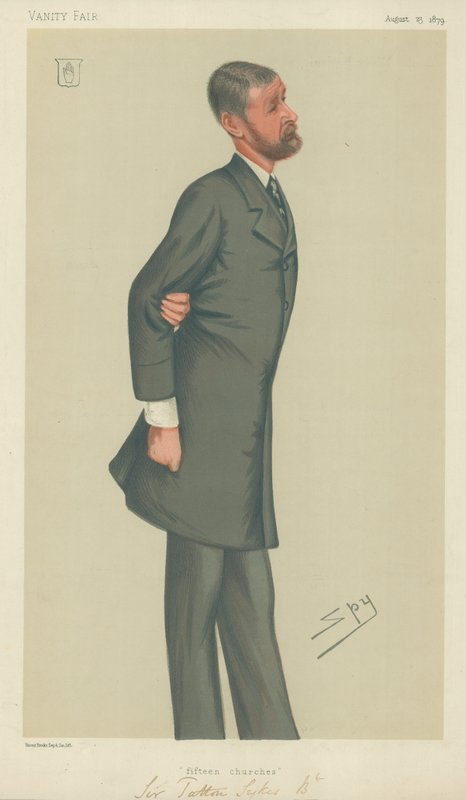Sir Tatton Sykes, Piętnaście kościołów, 23 sierpnia 1879, komiks Vanity Fair autorstwa Leslie Matthew Ward