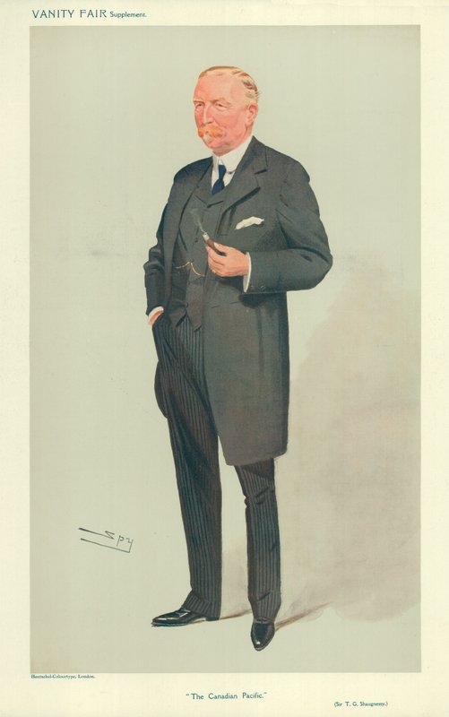 Sir Thomas Shaugnessy, The Canadian Pacific, 26 sierpnia 1908, komiks Vanity Fair autorstwa Leslie Matthew Ward