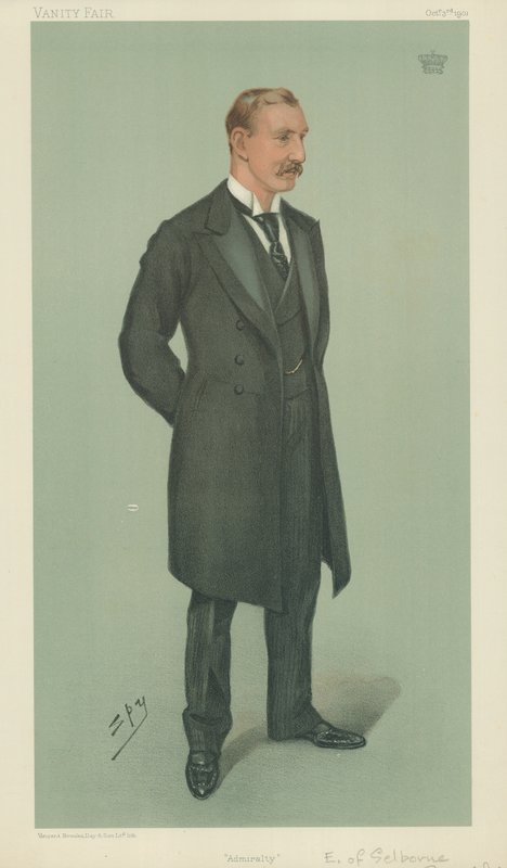 Hrabia Selborne, Admiralicja, 3 października 1901, komiks Vanity Fair autorstwa Leslie Matthew Ward