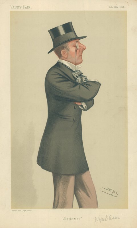 Hon Percy Scawen Wyndham, Estetyka, 30 października 1880, komiks Vanity Fair autorstwa Leslie Matthew Ward