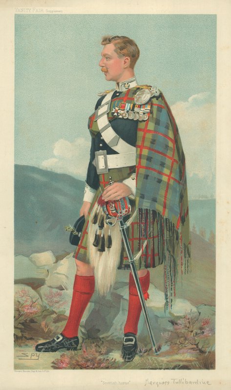 Markiz Tullibardine, koń szkocki, 23 marca 1905, rysunek Vanity Fair autorstwa Leslie Matthew Ward