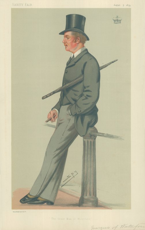Markiz Waterford, Wielki człowiek z Waterford, 9 sierpnia 1879, komiks Vanity Fair autorstwa Leslie Matthew Ward