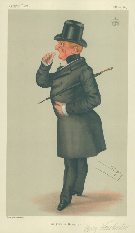 Markiz Winchester, Premier Markiz, 24 lutego 1877, komiks Vanity Fair autorstwa Leslie Matthew Ward