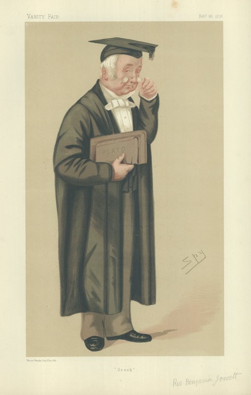 Wielebny Benjamin Jowett autorstwa Leslie Matthew Ward