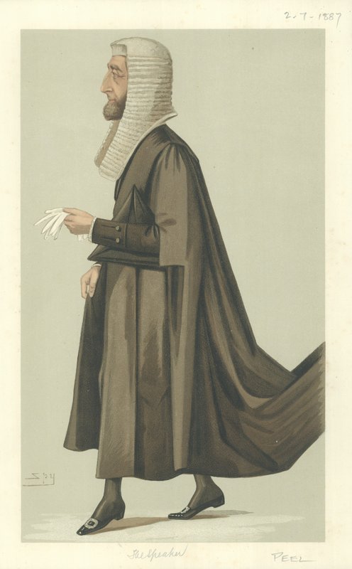 Arthur Wellesley Peel. autorstwa Leslie Matthew Ward