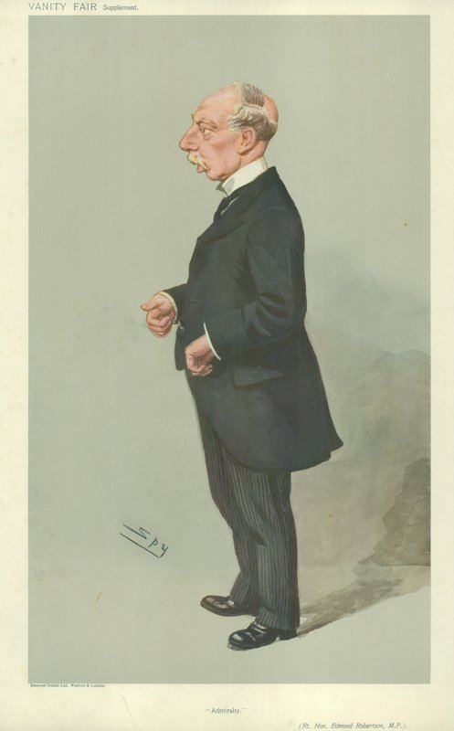 Prawy hon Edmund Robertson autorstwa Leslie Matthew Ward