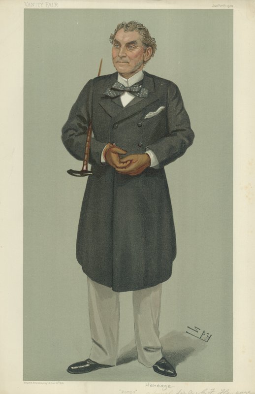 Prawy Edward Heneage autorstwa Leslie Matthew Ward
