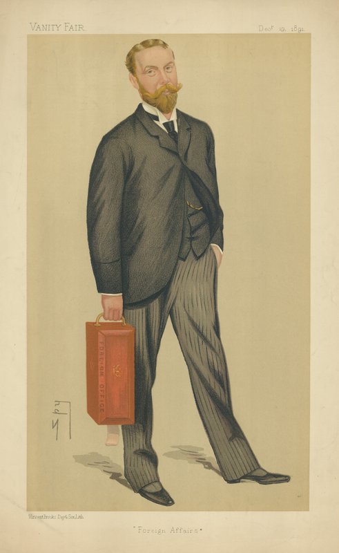 J W Lowther (The Right Hon J W Lowther) (The Speaker) autorstwa Leslie Matthew Ward