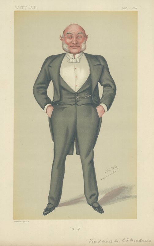 Wiceadmirał Sir Reginald John Macdonald autorstwa Leslie Matthew Ward