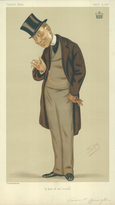 Wicehrabia Torrington, Człowiek świata, 15 kwietnia 1876, komiks Vanity Fair autorstwa Leslie Matthew Ward
