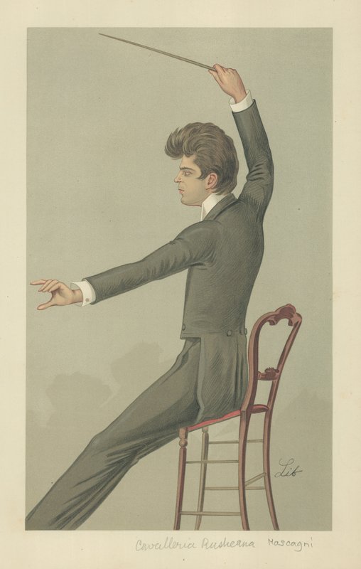 Pan Pietro Mascagni autorstwa Liborio Prosperi