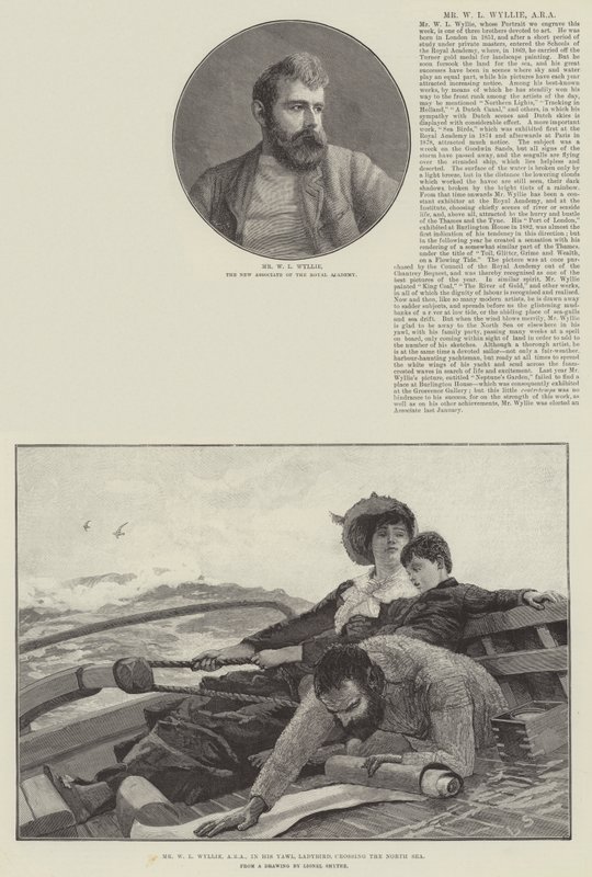 Pan WL Wyllie autorstwa Lionel Percy Smythe