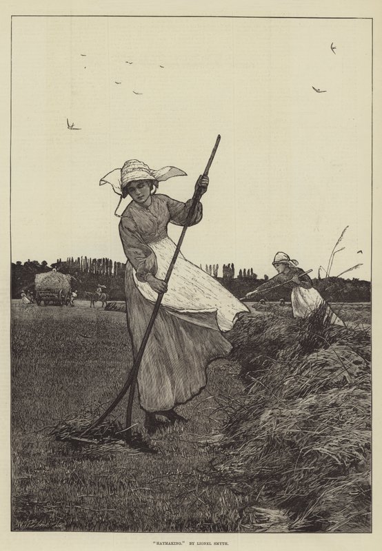 Haymaking autorstwa Lionel Percy Smythe