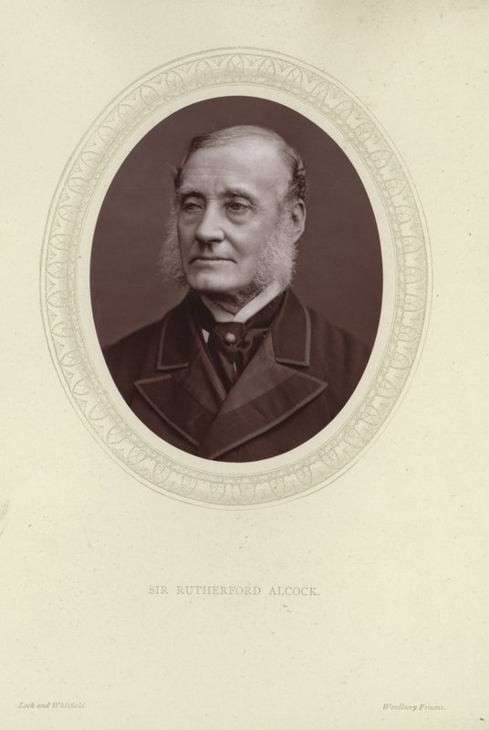 Portret Sir Rutherforda Alcocka autorstwa Lock and Whitfield