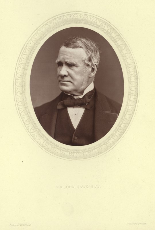 Portret sir Johna Hawkshawa autorstwa Lock and Whitfield