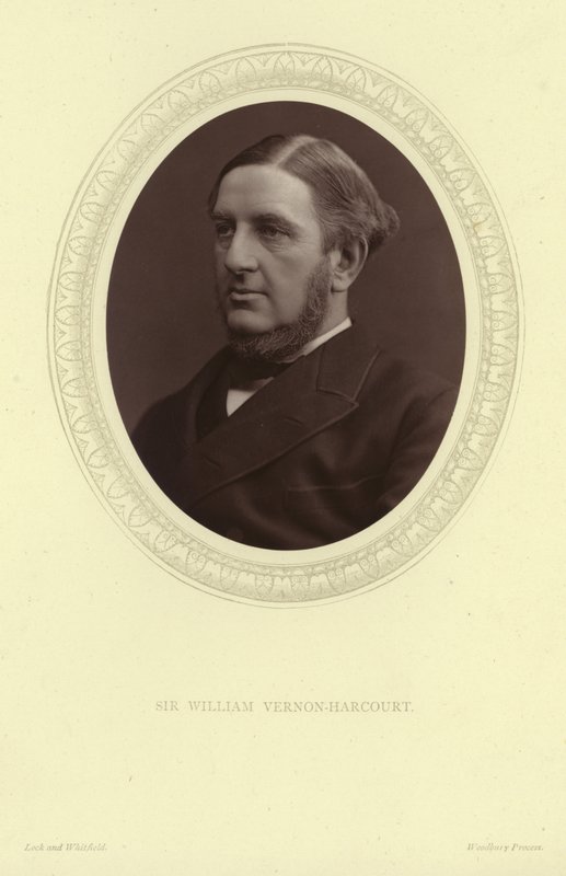 Portret Sir Williama Vernona Harcourta autorstwa Lock and Whitfield