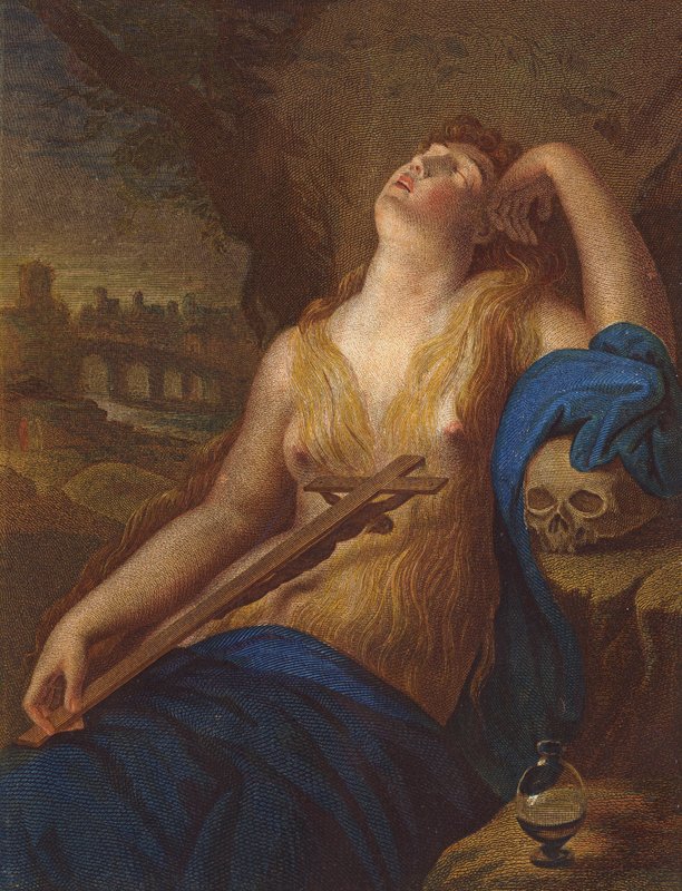 Maria Magdalena autorstwa Lodovico (after) Carracci
