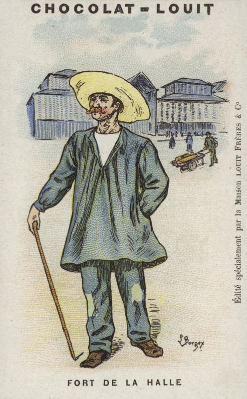 Fort de la Halle (chromolitho) autorstwa Louis Borgex