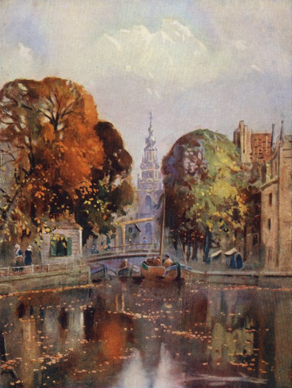 Groneburgwal, Amsterdam autorstwa Louis Burleigh Bruhl