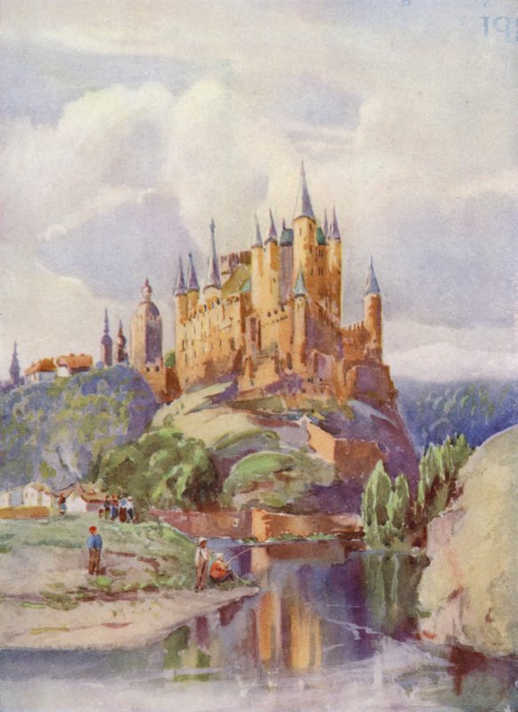 Alcazar, Segowia autorstwa Louis Burleigh Bruhl