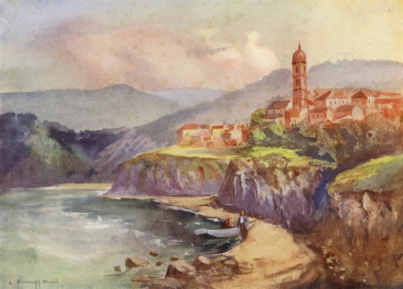 Tirnovo od rzeki autorstwa Louis Burleigh Bruhl