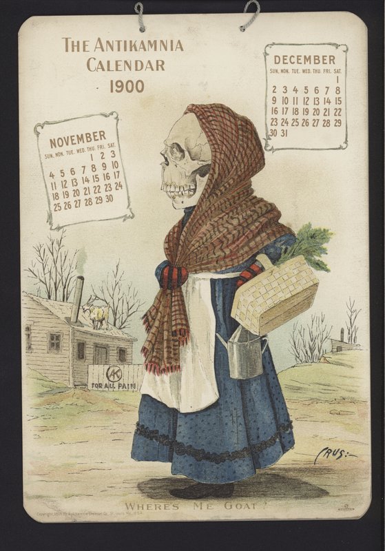 Ilustracja do kalendarza antykamnijskiego autorstwa Louis Crucius or Crusuius