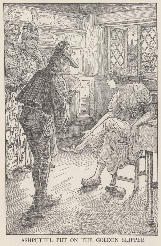 Kopciuszek (lito) autorstwa Louis John Rhead