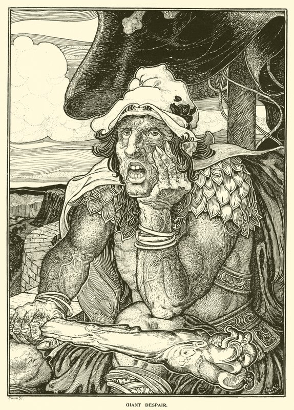 Olbrzymia Rozpacz (rycina) autorstwa Louis John Rhead