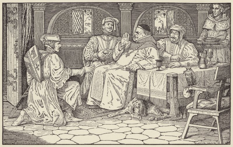 Przychodzę prosić Cię, abyś mi udzielił trochę czasu łaski.” autorstwa Louis John Rhead