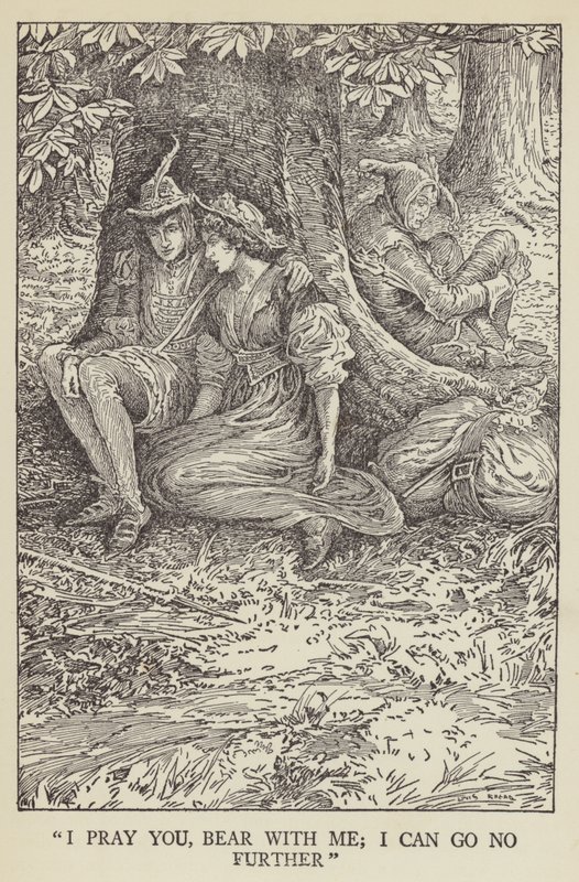 Proszę Cię, znoś mnie; nie mogę iść dalej autorstwa Louis John Rhead