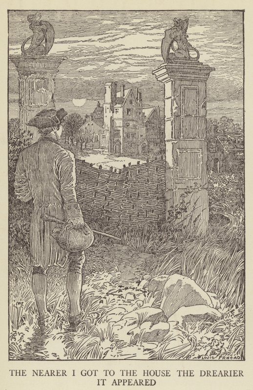 Ilustracja do filmu Porwana autorstwa Roberta Louisa Stevensona autorstwa Louis John Rhead