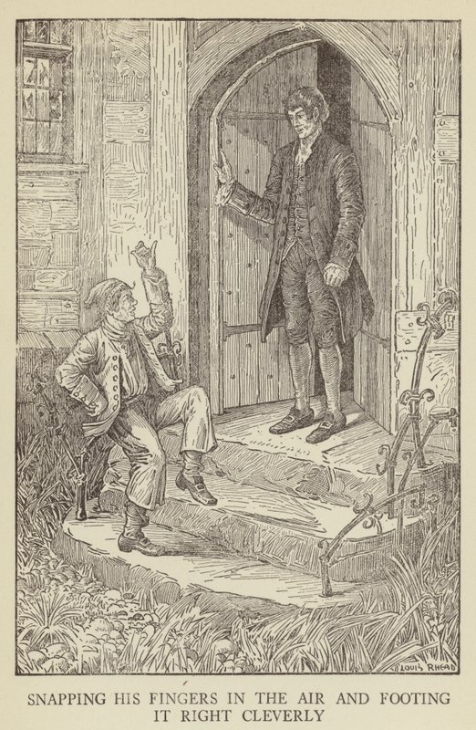 Ilustracja do filmu Porwana autorstwa Roberta Louisa Stevensona autorstwa Louis John Rhead