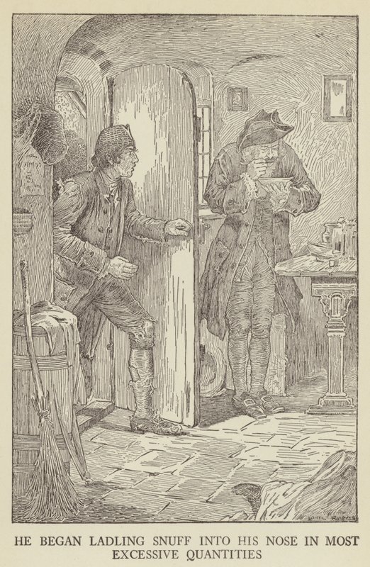 Ilustracja do filmu Porwana autorstwa Roberta Louisa Stevensona autorstwa Louis John Rhead