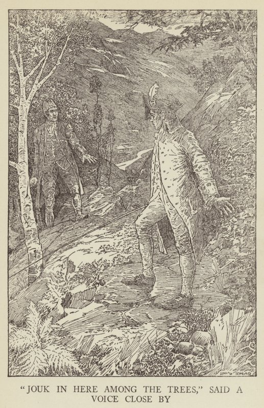 Ilustracja do filmu Porwana autorstwa Roberta Louisa Stevensona autorstwa Louis John Rhead