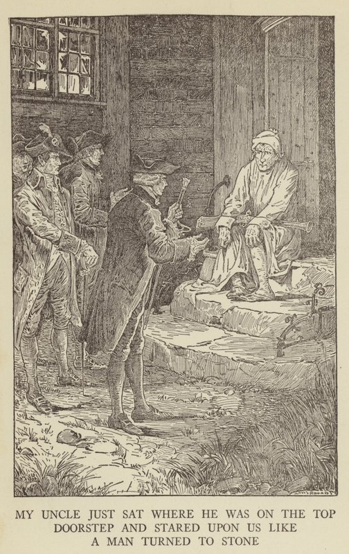 Ilustracja do filmu Porwana autorstwa Roberta Louisa Stevensona autorstwa Louis John Rhead
