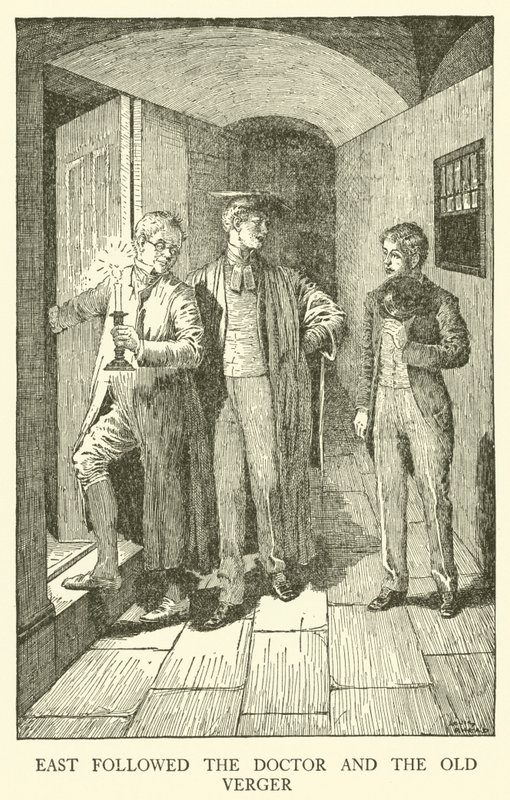 Ilustracja do Dni Szkolnych Toma Browna (grawerowanie) autorstwa Louis John Rhead