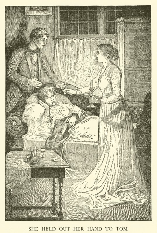 Ilustracja do Dni Szkolnych Toma Browna (grawerowanie) autorstwa Louis John Rhead