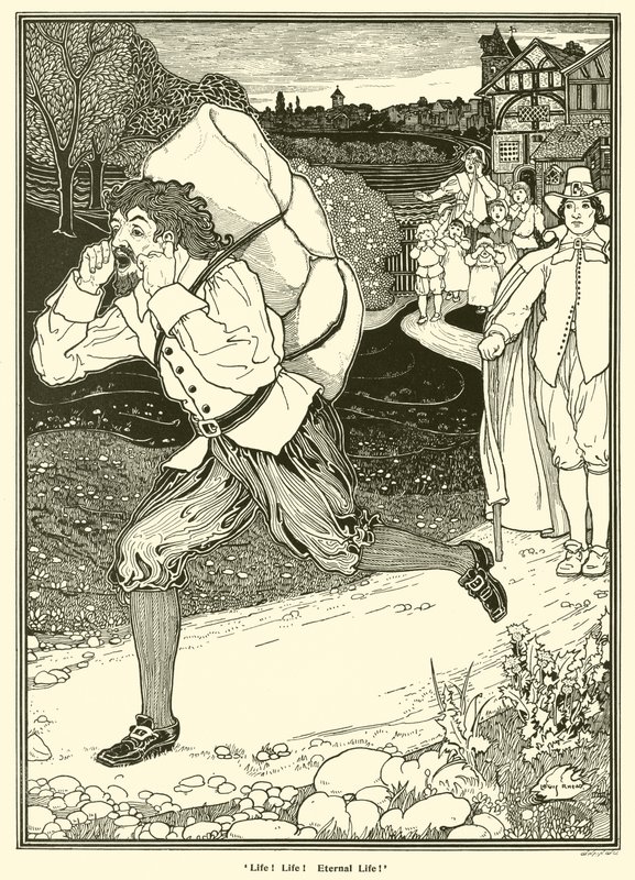Życie! Życie! Życie wieczne! (rytownictwo) autorstwa Louis John Rhead