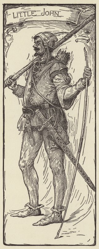 Mały John autorstwa Louis John Rhead