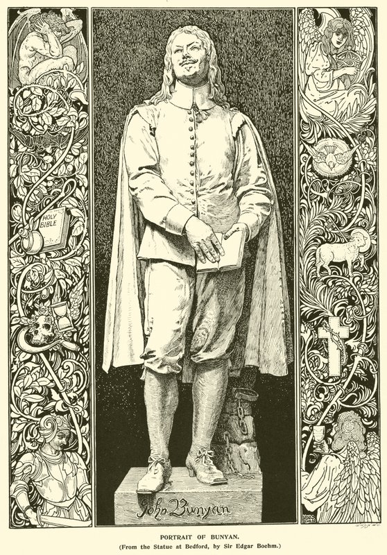Portret Bunyana (rycina) autorstwa Louis John Rhead