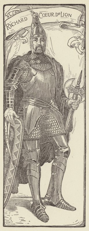 Serce Ryszarda Lwa autorstwa Louis John Rhead