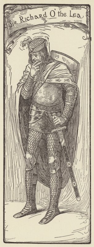 Sir Richard O the Lea autorstwa Louis John Rhead