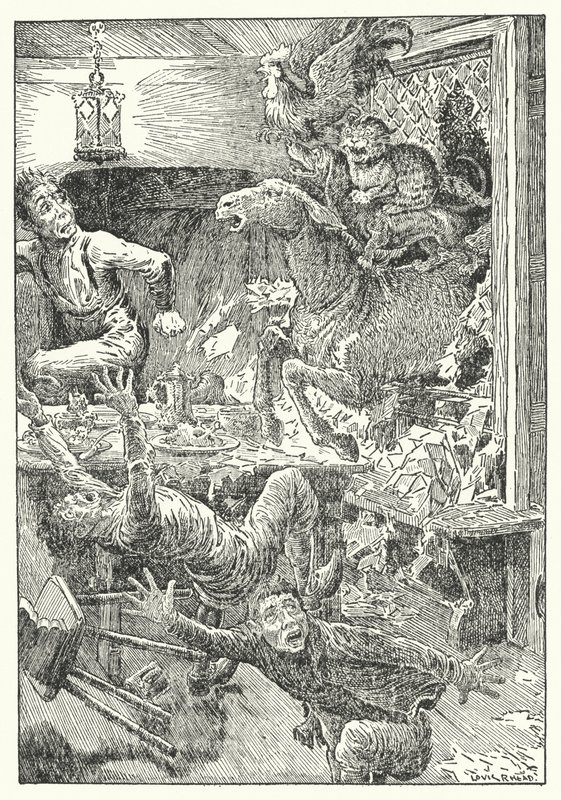 Muzycy z Bremy (lito) autorstwa Louis John Rhead
