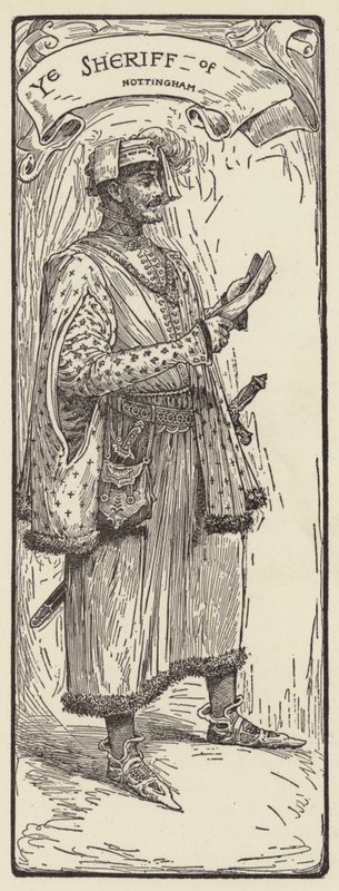 Szeryf Nottingham autorstwa Louis John Rhead