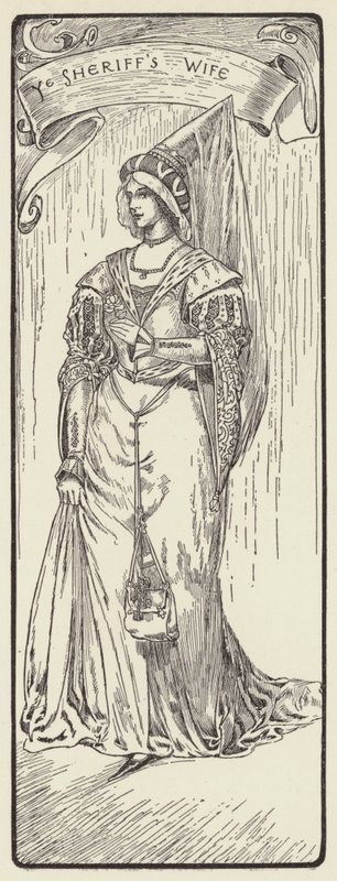 Żona szeryfa autorstwa Louis John Rhead