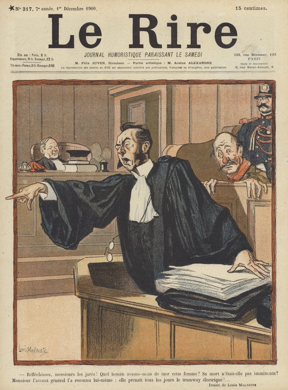Ilustracja do Le Rire autorstwa Louis Malteste