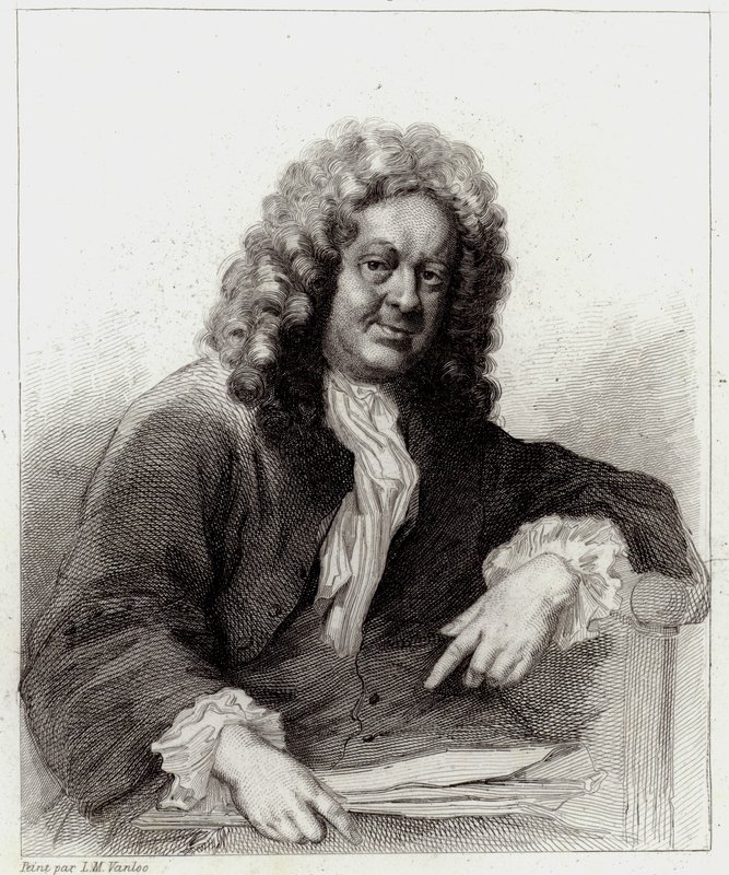 Nicolas-Henri Tardieu autorstwa Louis Michel van Loo